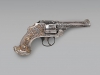 Револьвер Smith & Wesson с серебряным орнаментом