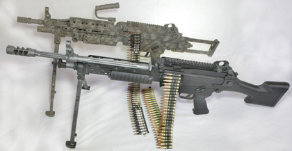 Легкий пулемет M249 SAW под патрон калибром 7.62мм