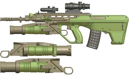 Австралийская штурмовая винтовка следующего поколения  EF-88